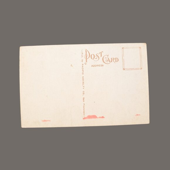 Vintage Blank California Golden Gate Park Postcard Boating on Stow Lake - Picture 2 of 2